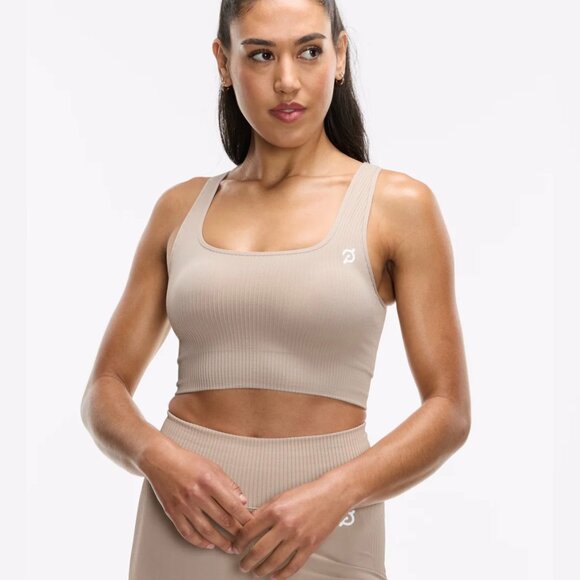 Peloton Other - NWT, Peloton, Apparel, Seamless Square Neck Bra, Sand, XS/S